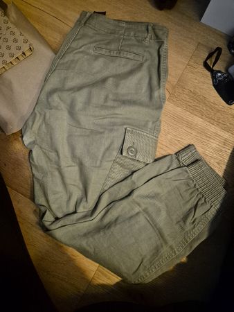 Hosen Cargohose H&M Grösse 44 Khaki guter Zustand
