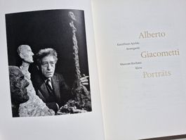 Alberto Giacometti Porträts - Kunst Buch Rarität! Top