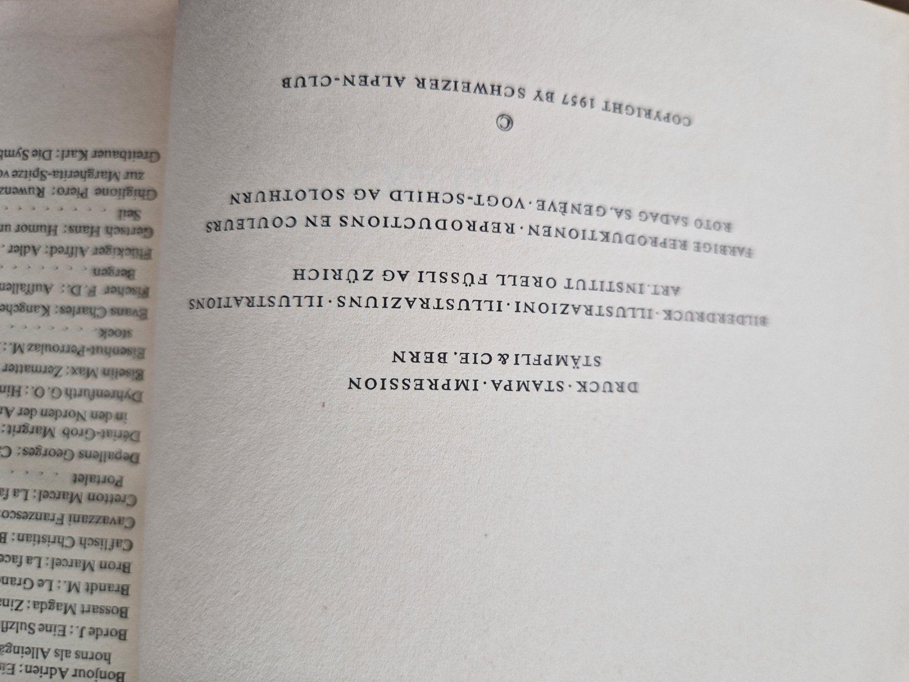 Libri: Die Alpen 1957 – Usato da Mörschwil venduto da aik_x8mc 3