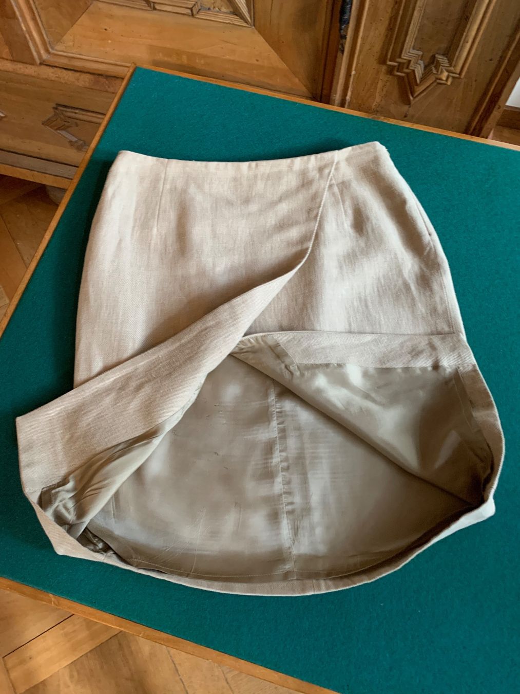Massimo Dutti Gonne: MASSIMO DUTTI Rock Gr. 40EU 52% Leinen + 48% Baumwolle – Usato da Interlaken venduto da Bona55 7