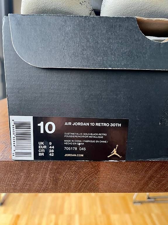 Jordan Herrenschuhe: Air Jordan 10 Retro Size US 10 – Neu (gemäss Beschreibung) aus Basel von lucky666 1