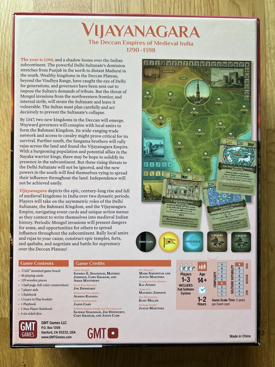 Jeux: Vijayanagara — GMT games – Neuf (Voir description) à Bern par feder17 1
