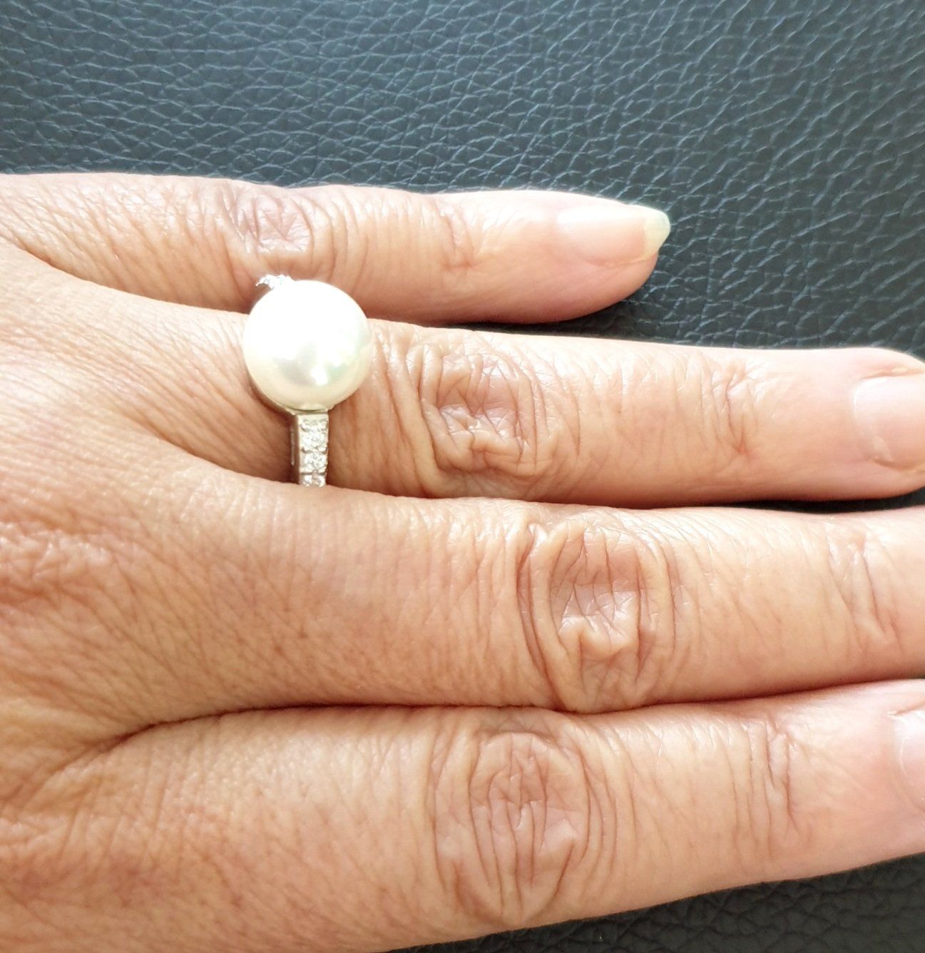 Anelli: Eleganter Silber 925  Perlen-Ring - NEU – Nuovo e nell'imballaggio originale da Uetikon am See venduto da Coralreef 4