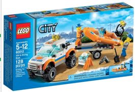 Lego City: KÜSTENWACHEN-FAHRZEUG MIT SCHLAUCHBOOT (Nr.60012)