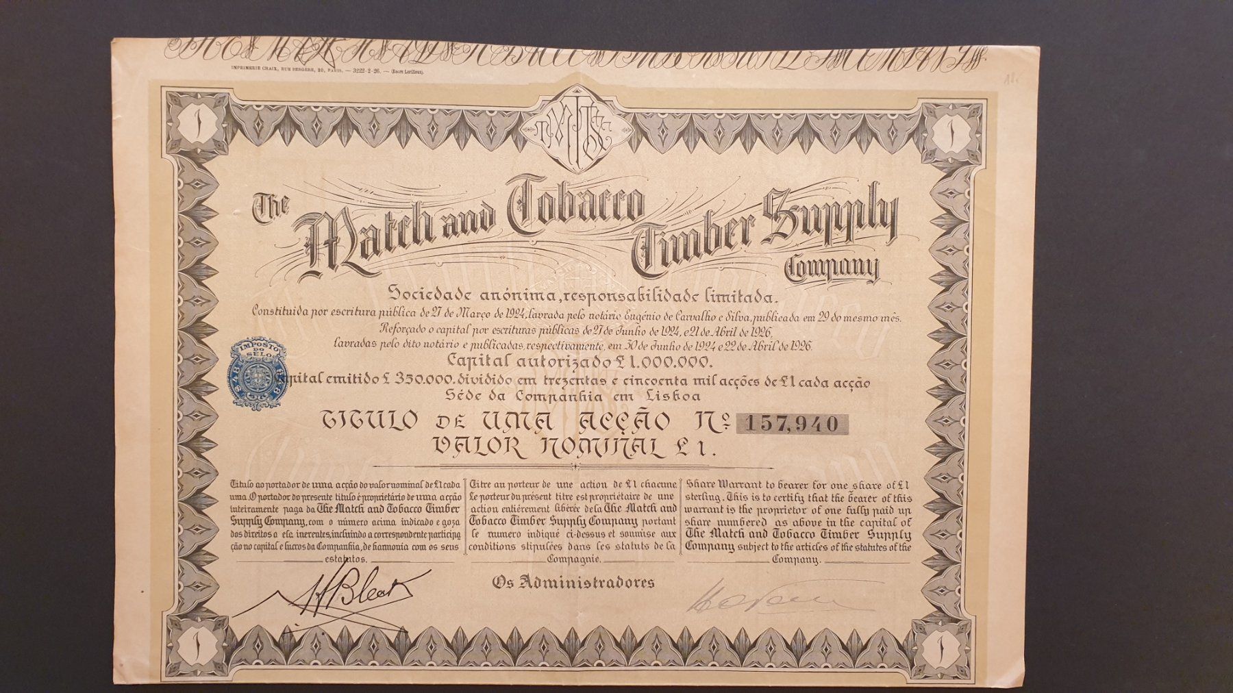 Documenti: Portugal. – Usato da Goldach venduto da armando_r 3