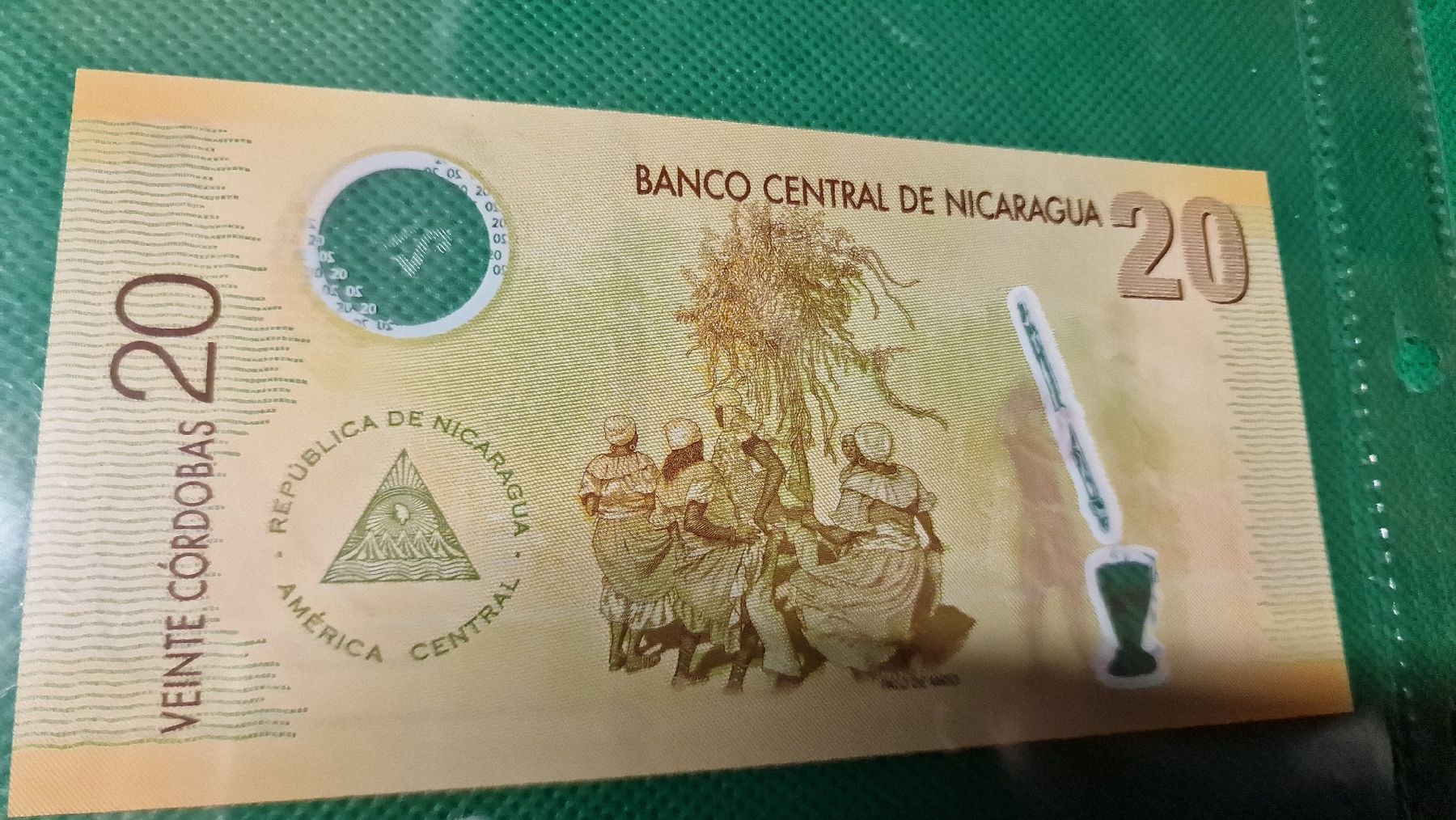 Banconote: Banknote Nicarágua 2007 NEU – Nuovo e nell'imballaggio originale da Herisau venduto da Antiques.AR 1