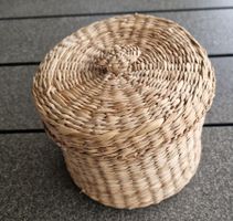 Aufbewahrungskorb aus Naturmaterial beige gebraucht
