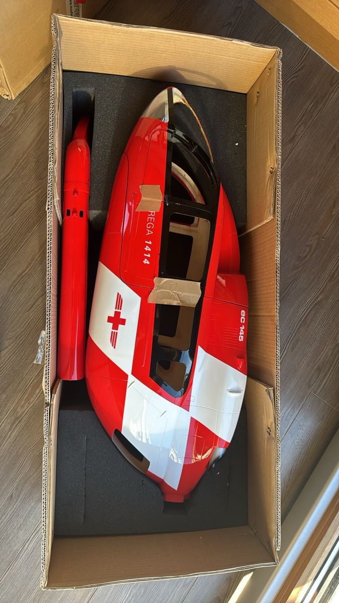 Rega RC Modellbau: Fuselage EC 145 rega – Gebraucht aus Le Locle von Nassim25 2