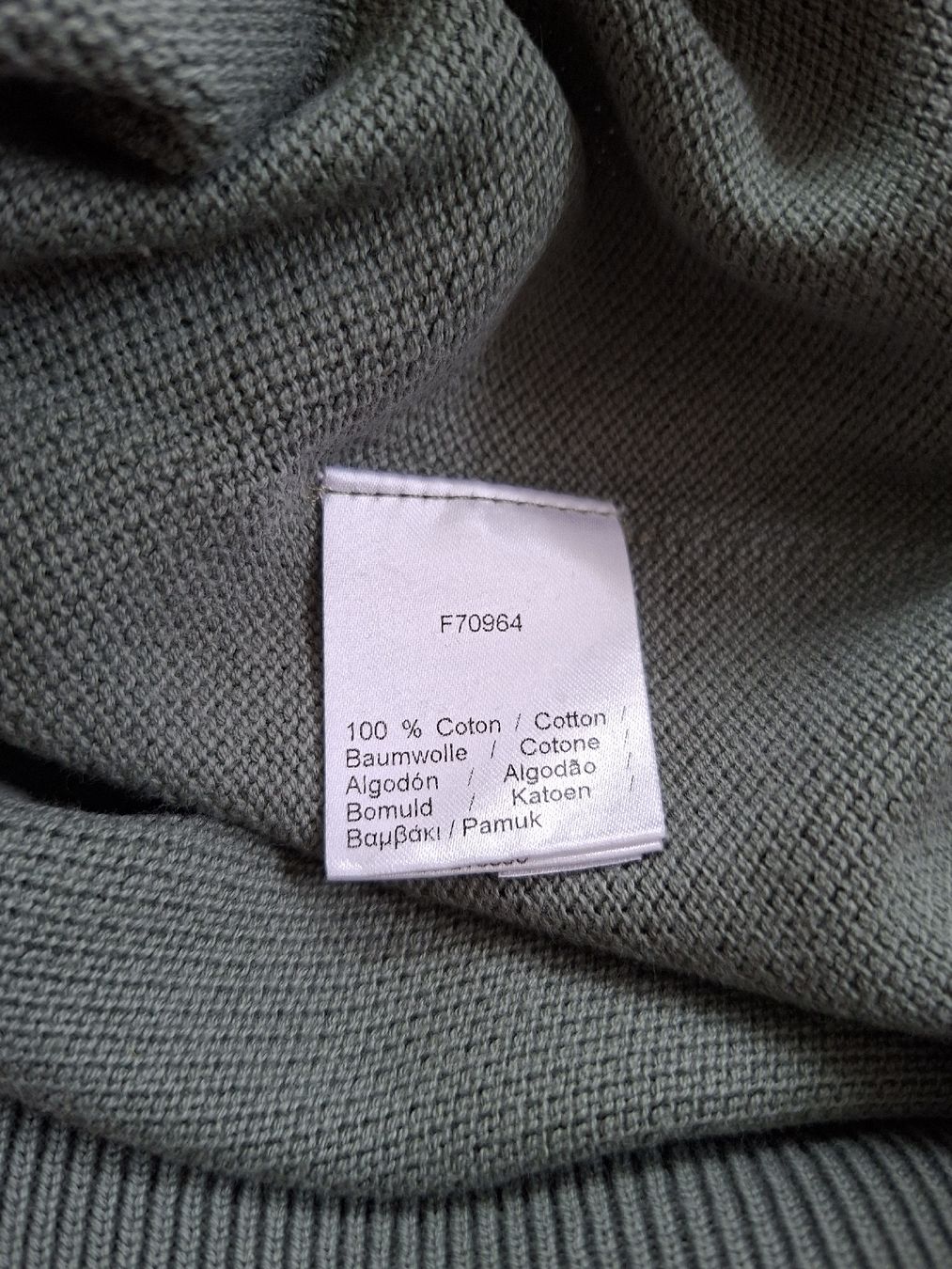 Lacoste Pullover & Sweatshirts: Pull col V LACOSTE vert taille M 100% coton – Gebraucht aus Renens VD von ser_j2fn 5