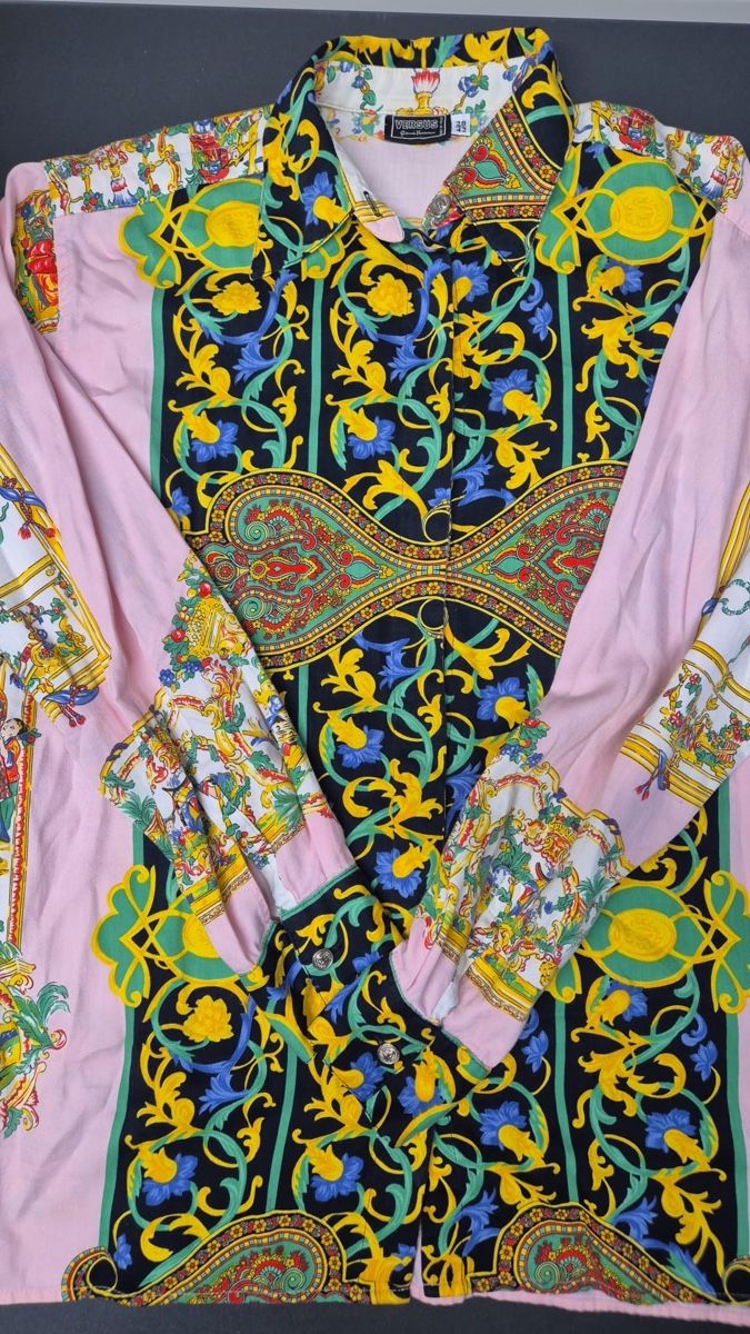 Versace Camicette: Versace (Versus) Vintage Hemd – Usato da Zürich venduto da chloe26 3