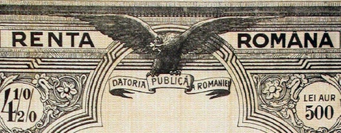 Documenti: 4,5% Renta Romana, Bukarest - 1929 – Usato da Solothurn venduto da Sgasche 1