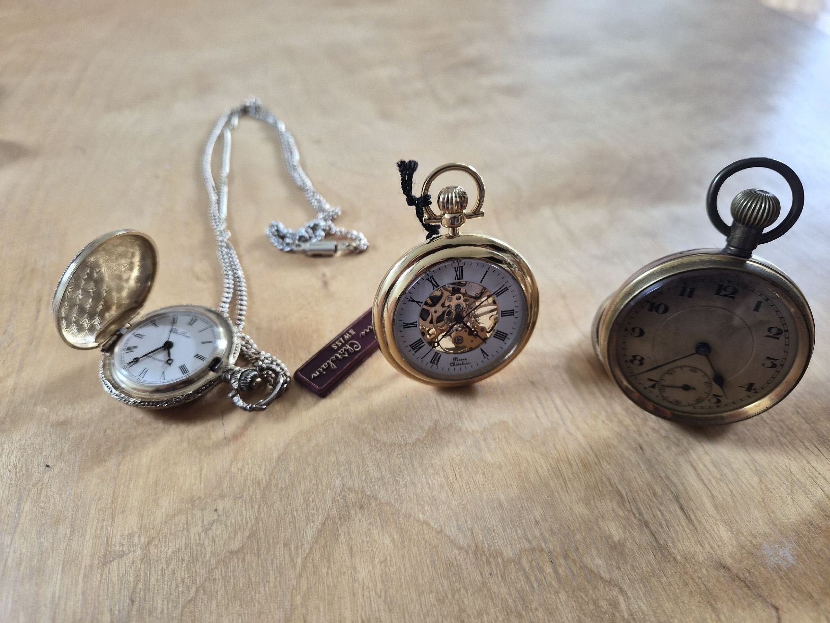 Orologi: Wunderschönes Set aus 3 Taschenuhren – Usato da Bern venduto da Free-zone