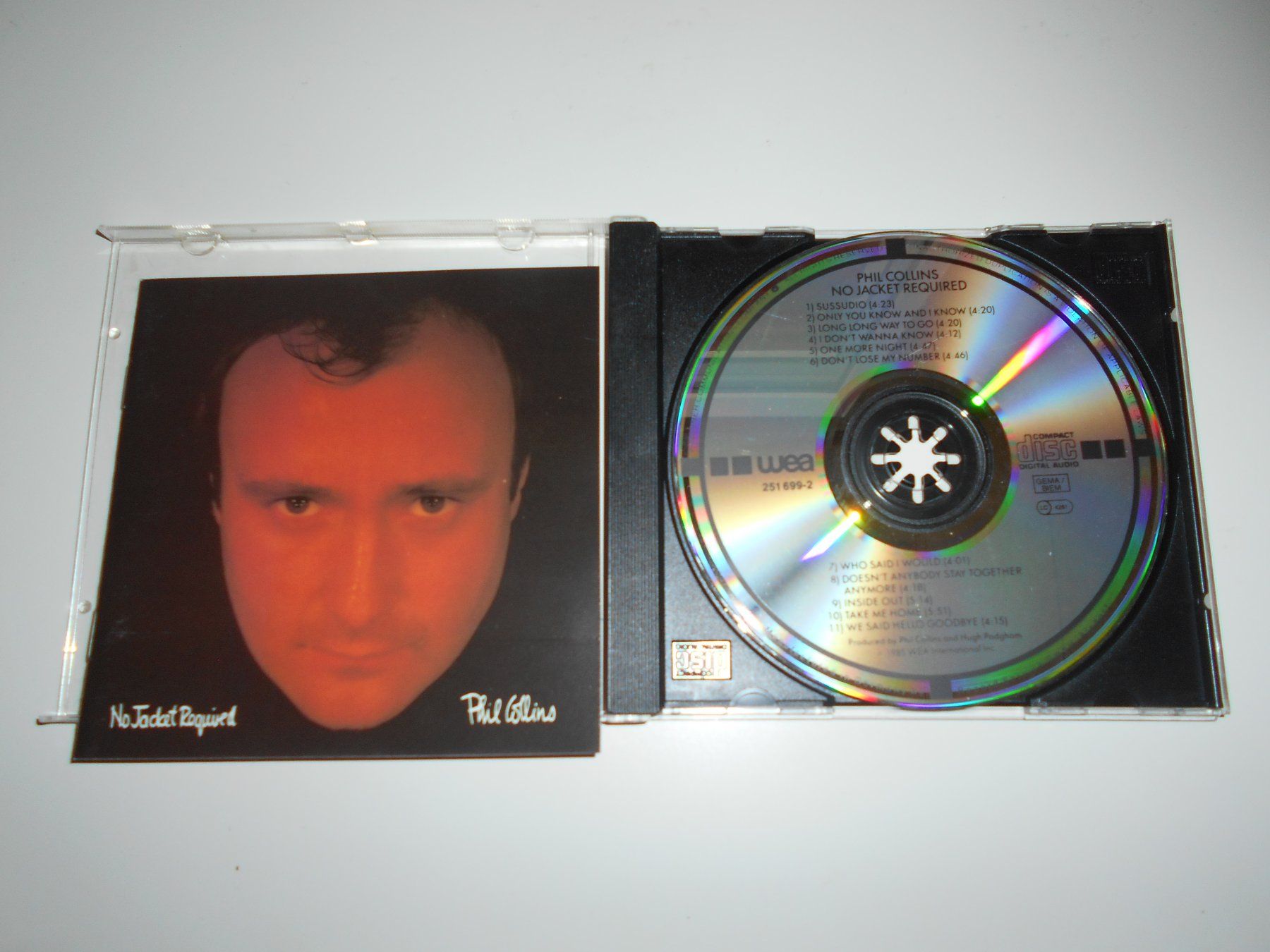 CDs: Phil Collins – No Jacket Required / 1985 – Gebraucht aus Aarberg von witchhunter01