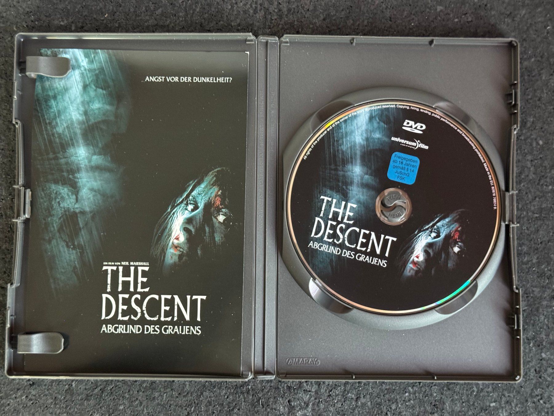 Tutti i DVDs: The Descent DVD DE/EN "Abgrund des Grauens" – Usato da Fribourg venduto da tschjoly 4