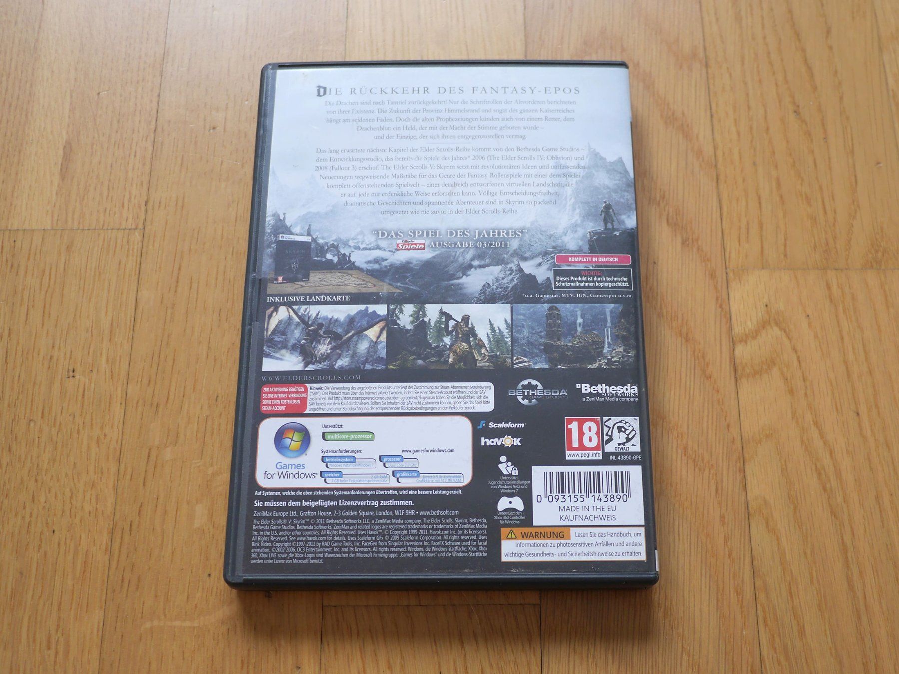 Giochi: Skyrim Day One Edition PC Game – Usato da Dietwil venduto da deneb26 1
