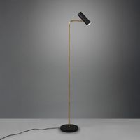 LED Stehleuchte, Messing, 151 cm Höhe