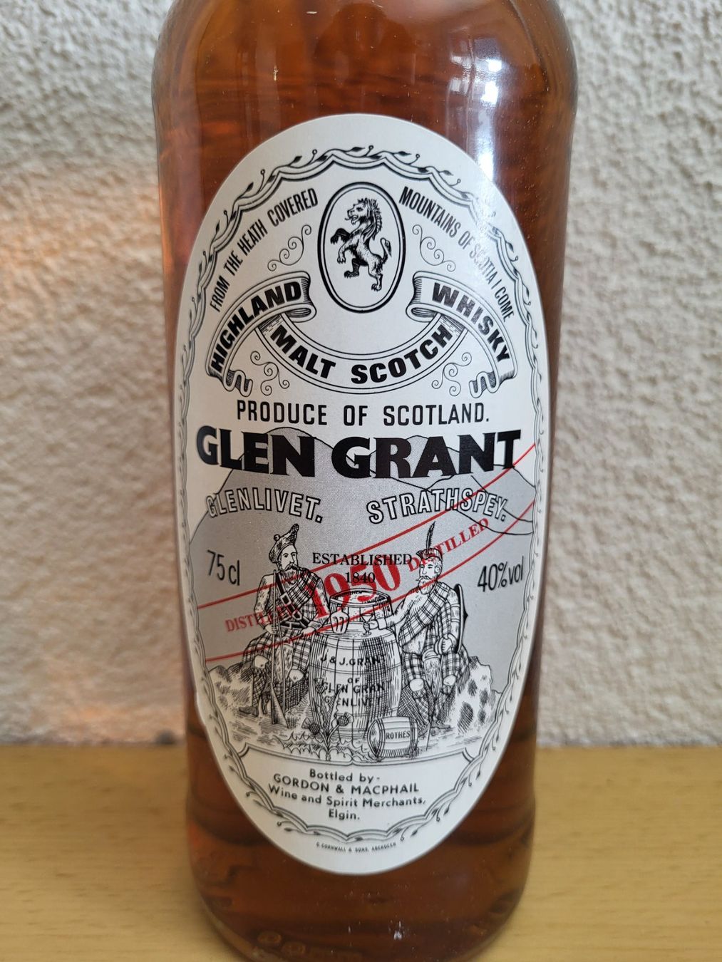 Glen Grant Spirituosen: Glen Grant 1950 Gordon & Macphail – Neu und originalverpackt aus Morlon von yan_y92p 2
