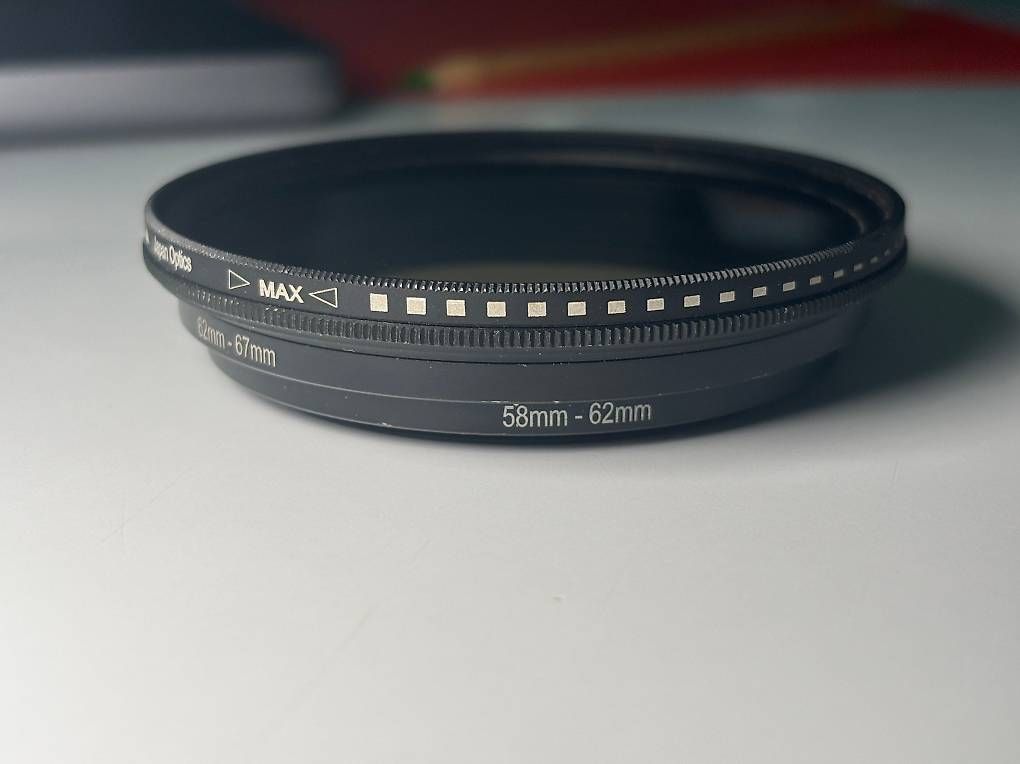 Filtri: GOBE Variable ND Filter NDX 62mm inkl. Step-Up Ring 58-62mm – Usato da Merenschwand venduto da Sbj 1