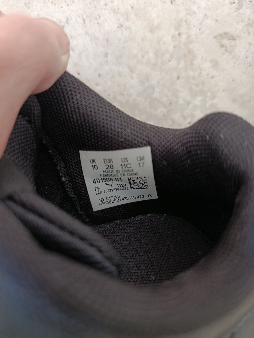 Puma Scarpe da uomo: BASKETS PUMA NOIR 28 – Usato da Sierre venduto da shirley04 5