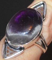 Ring L-2879 – Chevron Amethyst – 17 mm Innendurchmesser