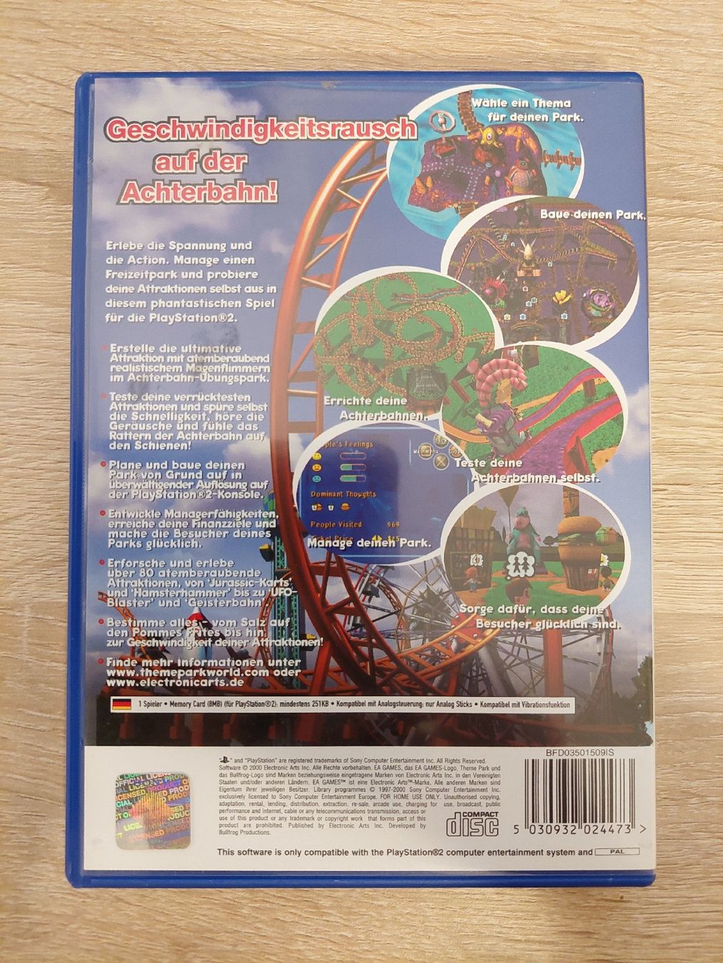 Sony Giochi: Theme Park World Playstation 2 – Usato da Stansstad venduto da Mazzane 2