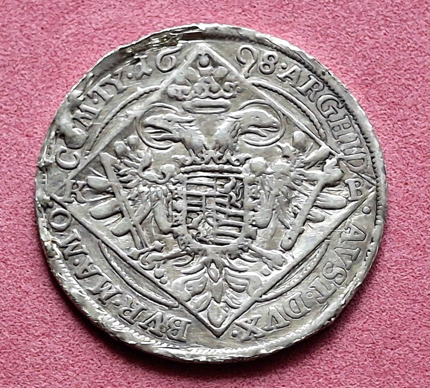 Tutti le monete: UNGARN - 1/4 TALER 1698 KB – Usato da Boniswil venduto da dpd4coins 1