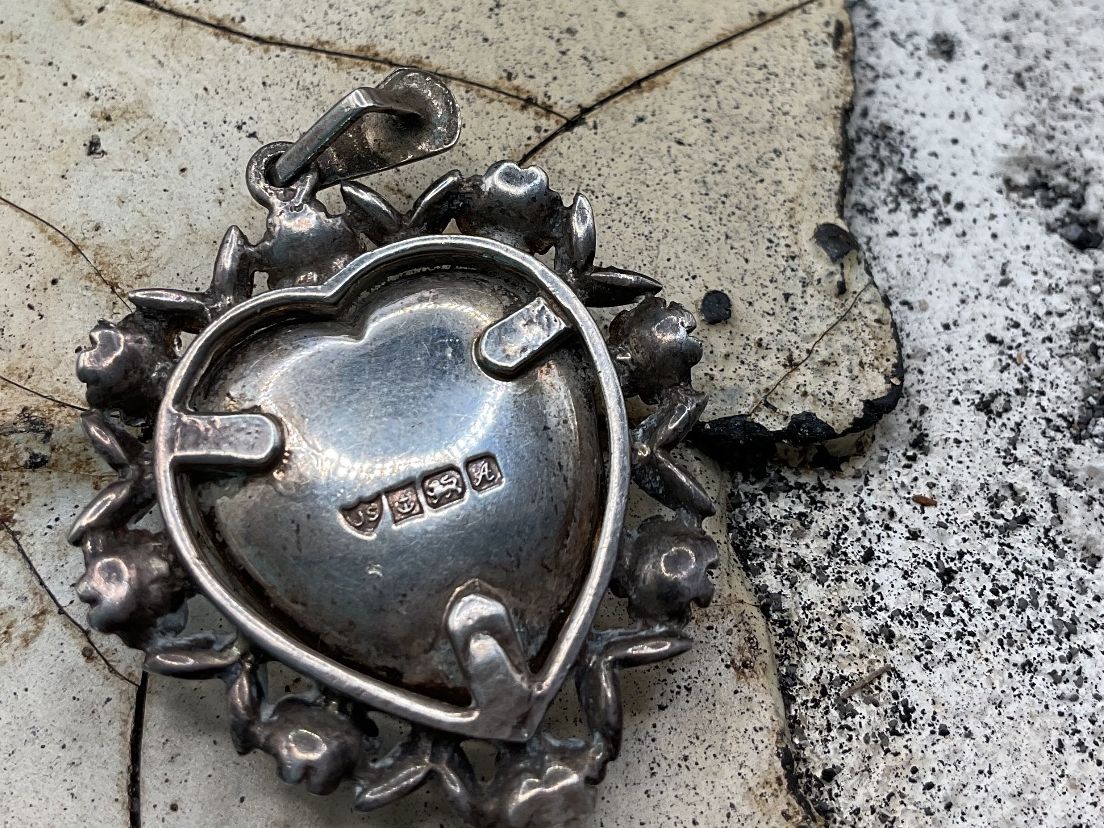 Anhänger: Jugendstil Medaillon in Silber – Gebraucht aus Luzern von S.Kern01 3