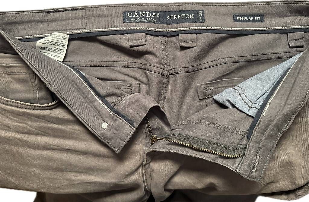 Pantaloni: C&A Hose Herren L34/W34 Stretch grau – Usato da Rodersdorf venduto da aki12 2