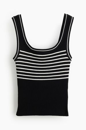 Tank Top with Stripe Design