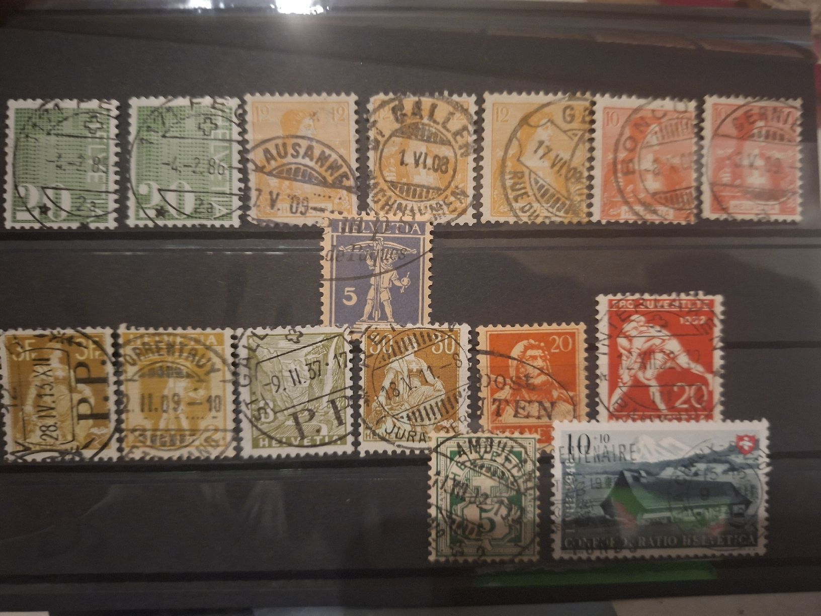 Alle Briefmarken: Div Werbemarken schön gestempelt  – Gebraucht aus Balgach von SIMEON27
