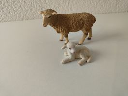 Schleich Lamm Schaf Schafe Familie Bauernhof