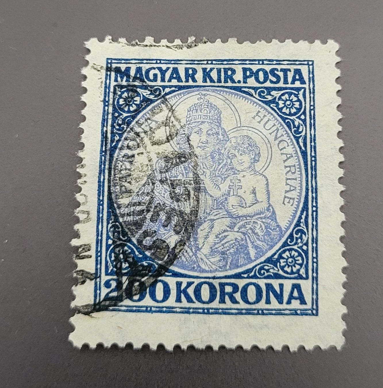 Alle Briefmarken: Ungarn 1923 alte briefmarke – Gebraucht aus St Gallen von Stampsalshobby