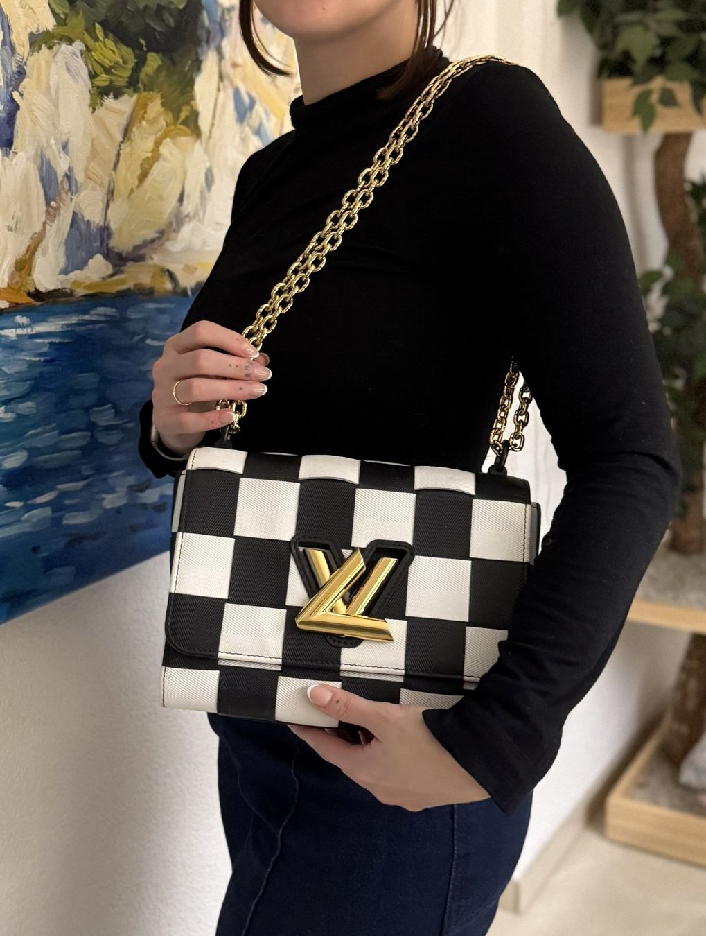 Louis Vuitton Borse da donna: Louis Vuitton Twist MM Epi Checkered – Nuovo (secondo la descrizione) da Oberburg venduto da Cheysirius 3