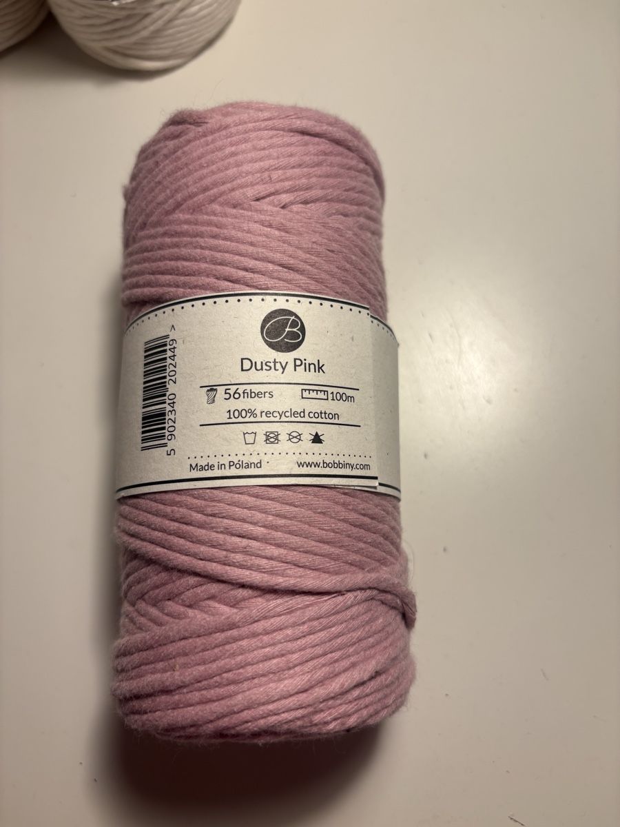 Kordeln & Faden: Bobbiny Makramee Garn • Dusty Pink • 3mm • neu – Neu und originalverpackt aus Flumenthal von algr4444 1