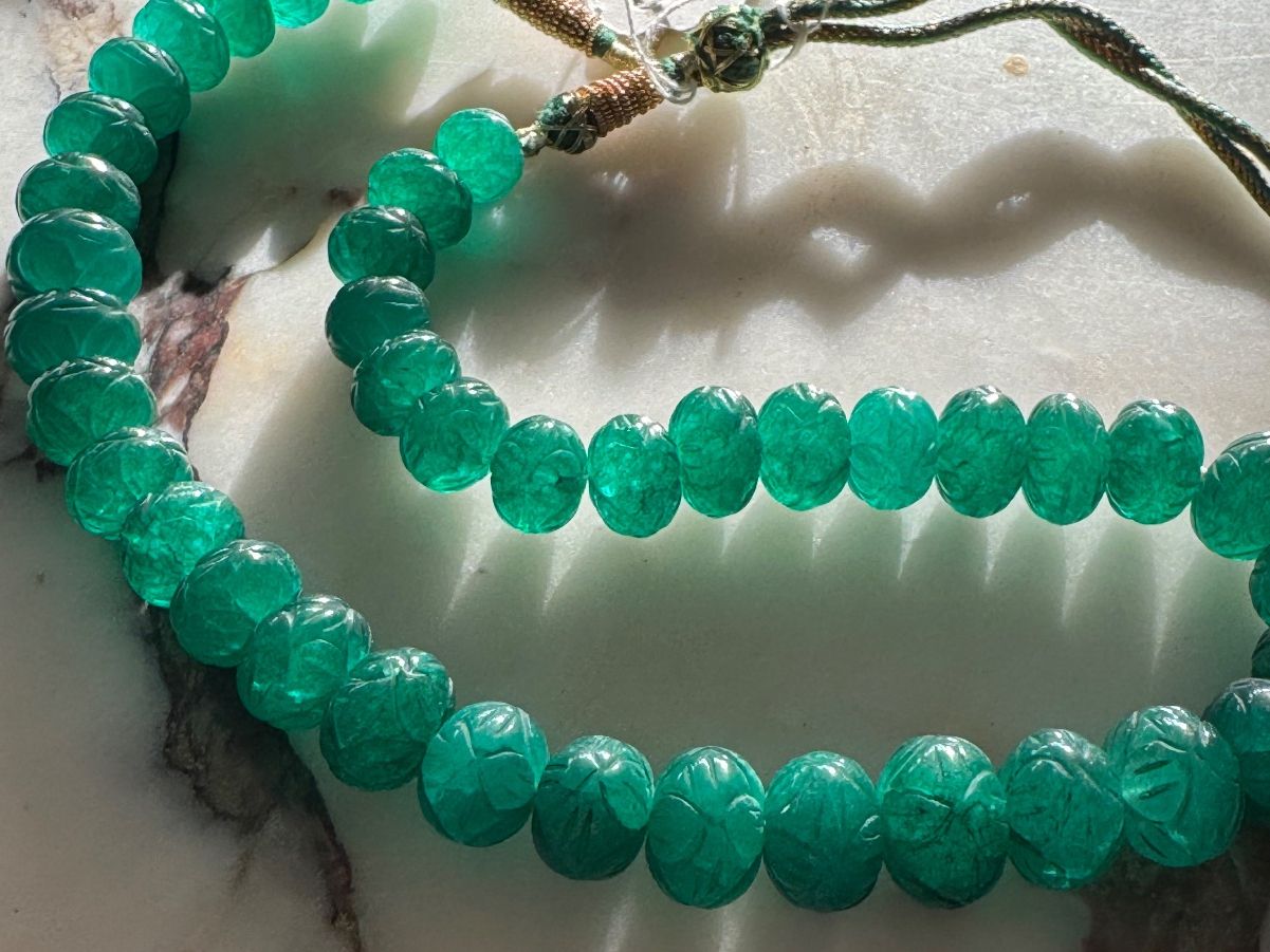 Catenine: Unknown Gemstone 732cts Treated low grade Emerald ? Antique – Usato da Birsfelden venduto da G.D.d.T. 8