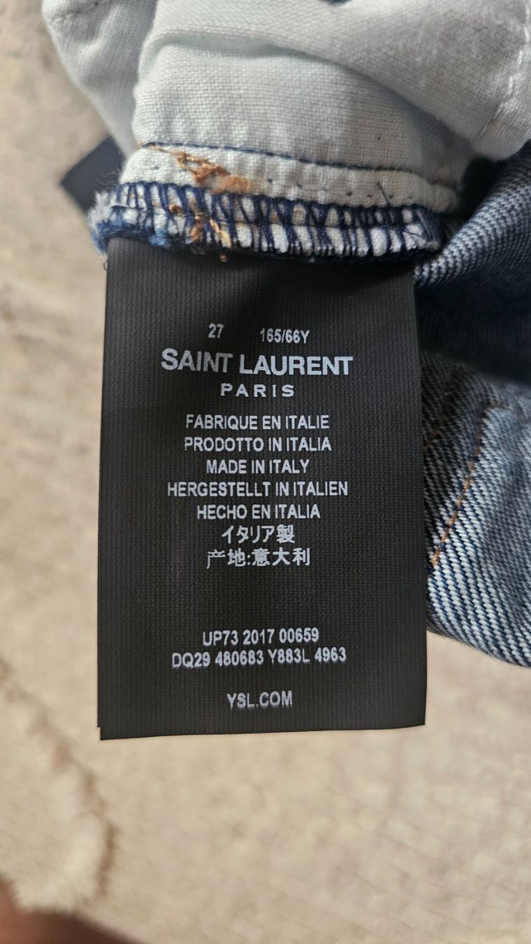 Saint Laurent Jeans: Saint Laurent Denim Jeans taille 27 – Nuovo (secondo la descrizione) da Etoy venduto da angi020 7