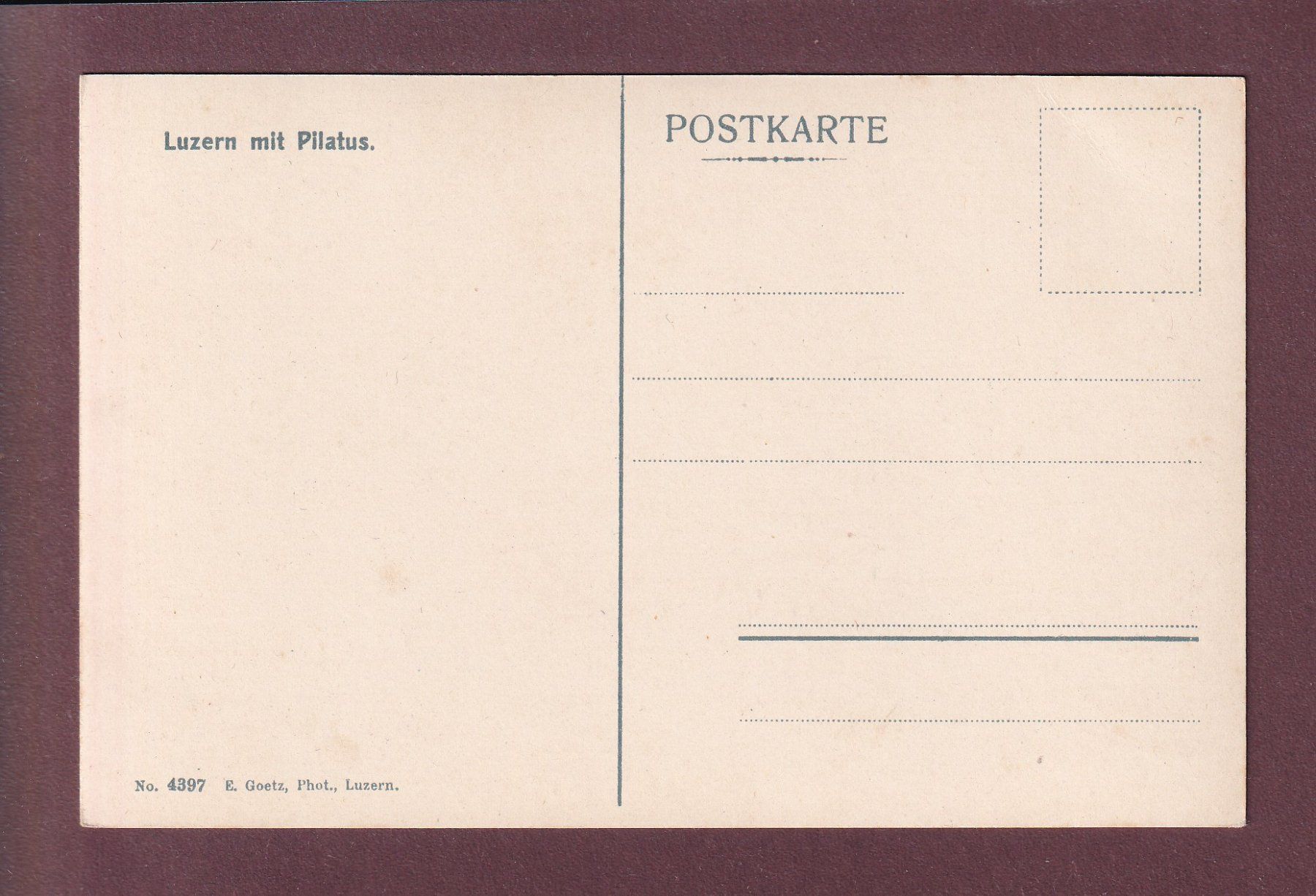 Cartoline postali: LUZERN - Pilatus – Usato da Pully venduto da nicecards 1