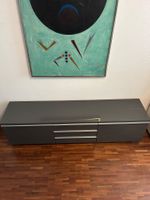 Elegantes Sideboard in Anthrazit, Hochglanz
