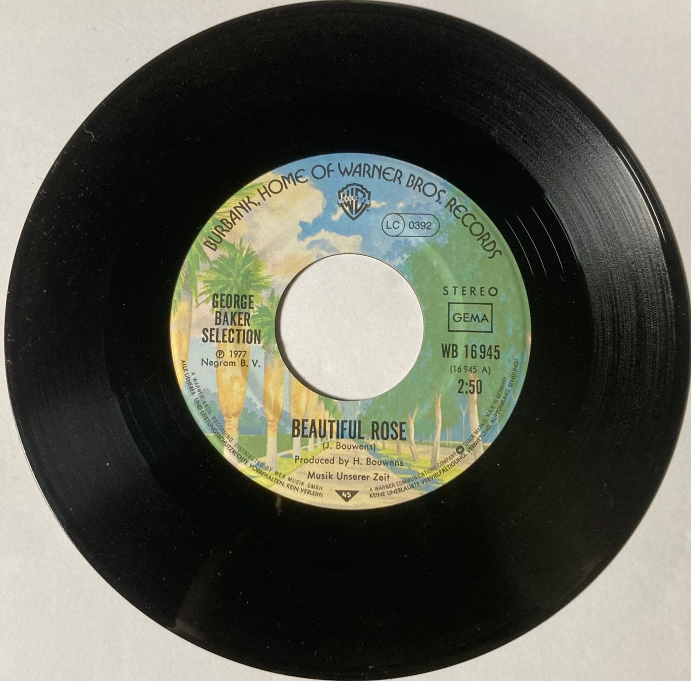 Dischi in vinile: GEORGE BAKER SELECTION - BEAUTIFUL ROSE – Usato da Poliez-Pittet venduto da Newtown-Records 2