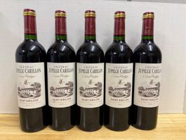 5 Flaschen Chateau Jupille Carillon 2013 St. Emilion