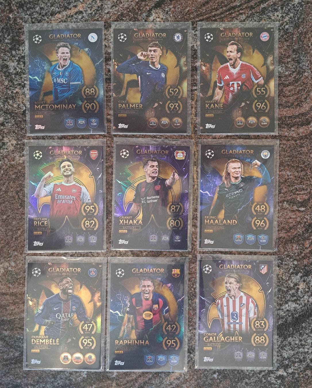 Topps Carte collezionabili: Topps Match Attax Gladiator 9 Karten – Nuovo (secondo la descrizione) da Frauenfeld venduto da Fusel1909