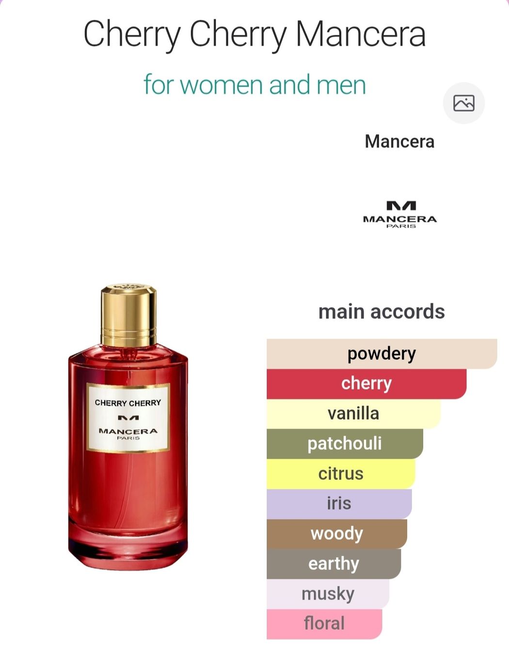 Mancera Profumi & Eau de Toilette: MANCERA Cherry Cherry 🍒 – Nuovo (secondo la descrizione) da Utzigen venduto da DRAGONY23 2