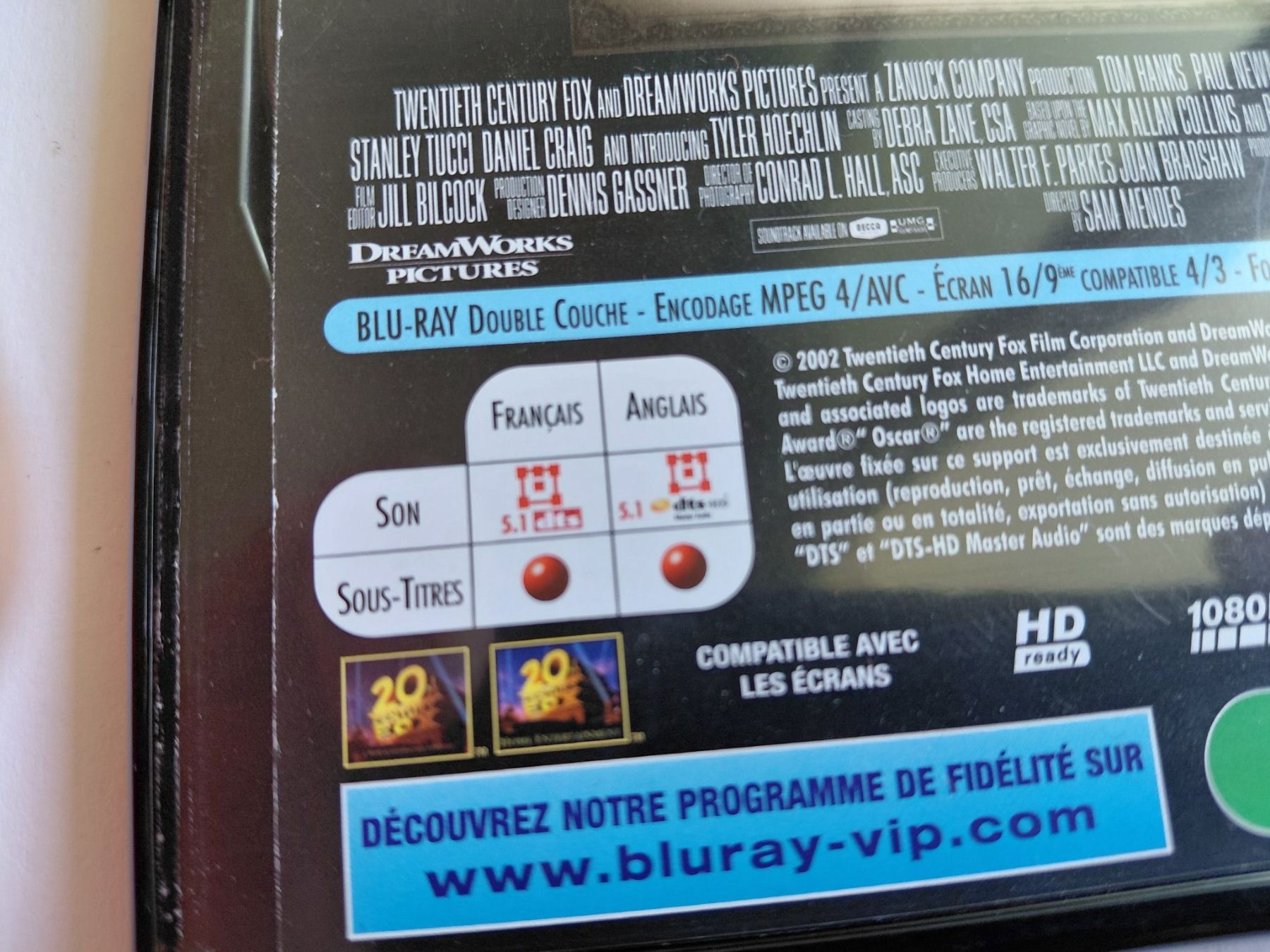 Tutti i DVDs: Les sentiers de la perdition – Usato da Denges venduto da Hellboy10 2