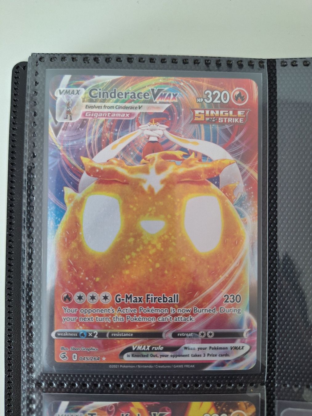 Pokémon Carte collezionabili: Cinderace VMax - Full Art – Usato da Altstätten SG venduto da GGsGameshop