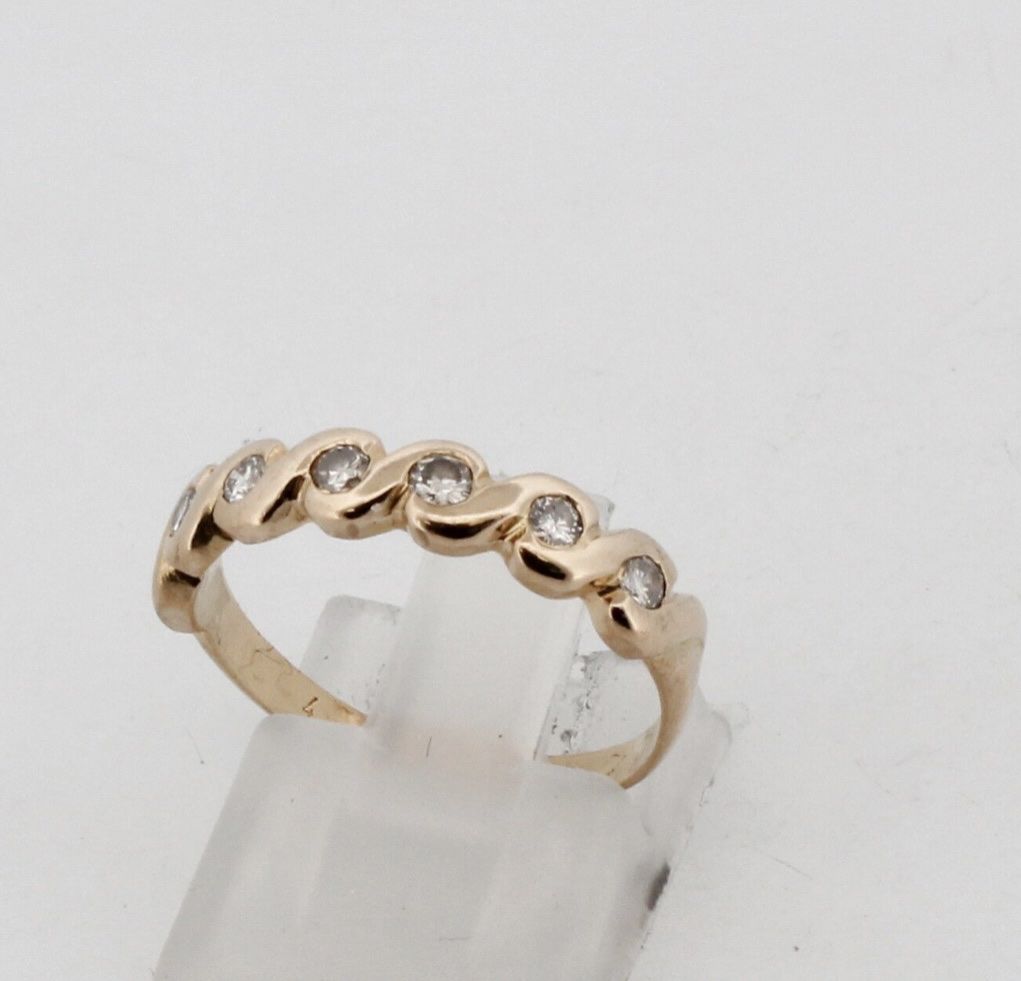 Ringe: Classic 18k Yellow Gold Diamond Ring - size 54 – Gebraucht aus Cham von ppl_8lbl 1