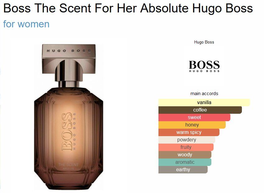 Hugo Boss Profumi & Eau de Toilette: Hugo Boss The Scent For Her Absolute Sample/Probe 1-10ml – Nuovo (secondo la descrizione) da Marly venduto da springcloud247 2