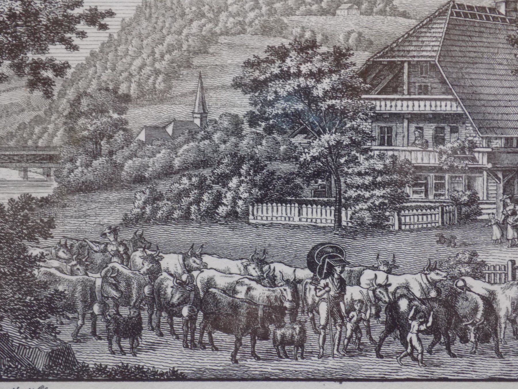 Gravures: Lützelflüh Brandis Emmental selten – D'occasion à Risch par Antikfee 2