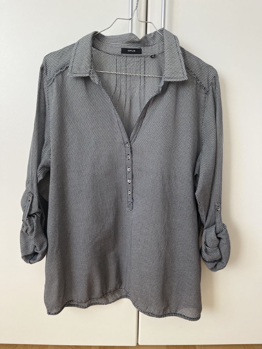 Opus Camicette: Damen Bluse Opus Grösse 42 bedruckt – Usato da Zürich venduto da Kleanthy