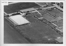 Flugaufnahme Wil SG Sportanlagen Schwimmbad Photo: 90x125mm