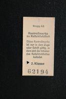Kontrollmarke zu Kollektivbillett / Brugg AG